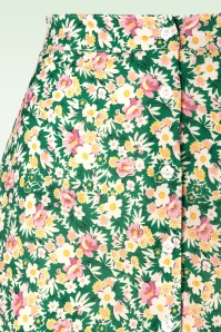 Banned Retro - Garden Skirt in Green 3