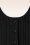 Vixen - Gilet de tailleur boutonné à rayures tennis en noir 3