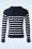 Vixen - Nautical Stripe sweater in marineblauw 2