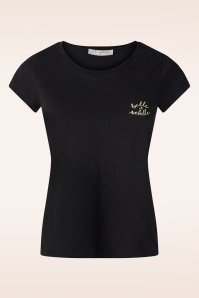 Mademoiselle YéYé - Belle et Rebelle T-Shirt in Black