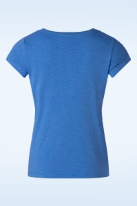 Mademoiselle YéYé - Sisterhood T-Shirt in kräftigem Blau 2
