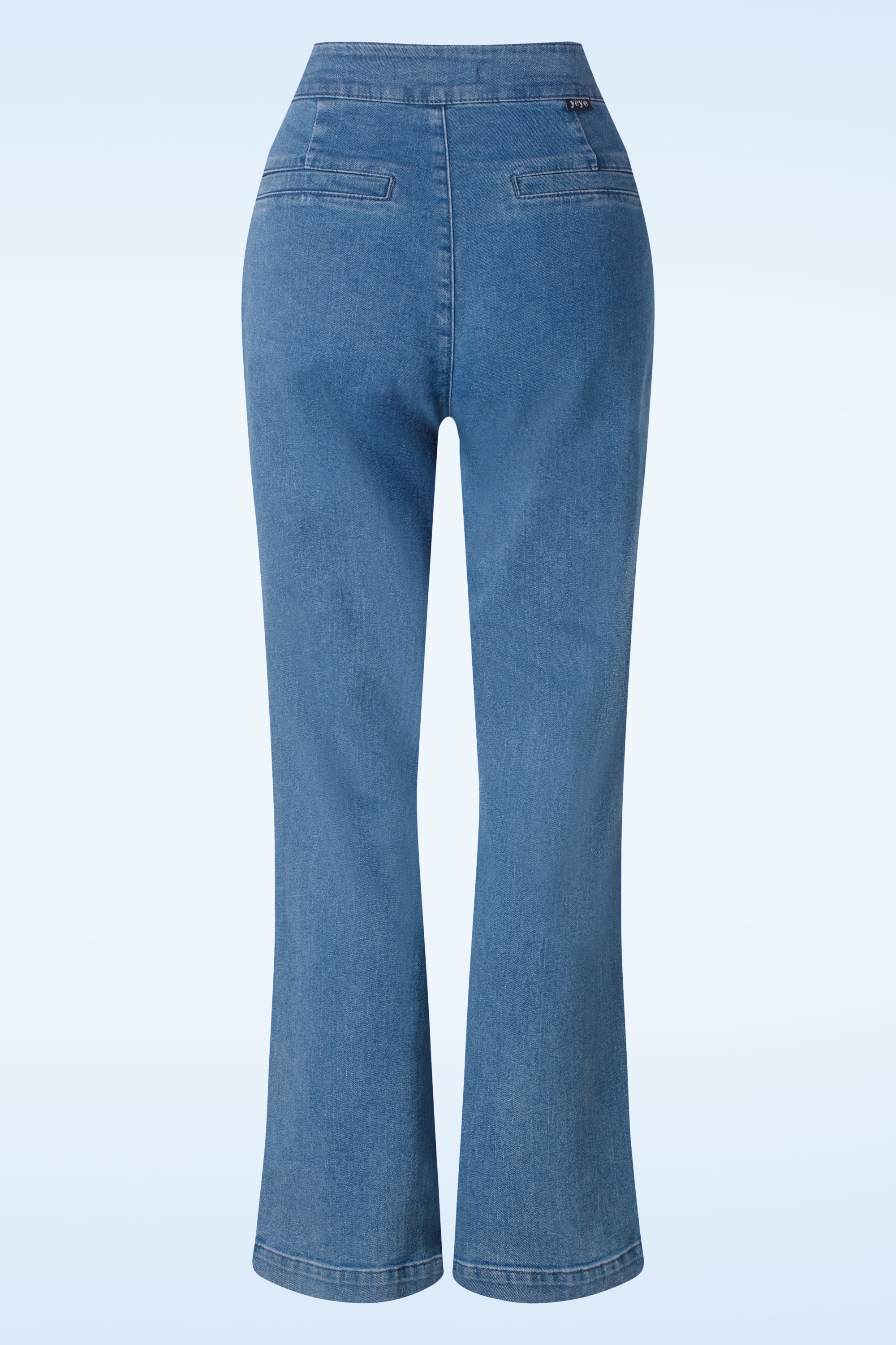 Mademoiselle YéYé - Perfect Playlist broek in middel blauw 3