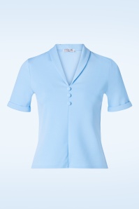 Vintage Chic for Topvintage - Molly Top in Sky Blue