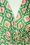 Vintage Chic for Topvintage - Robe longue à imprimé géométrique Indy en vert 4