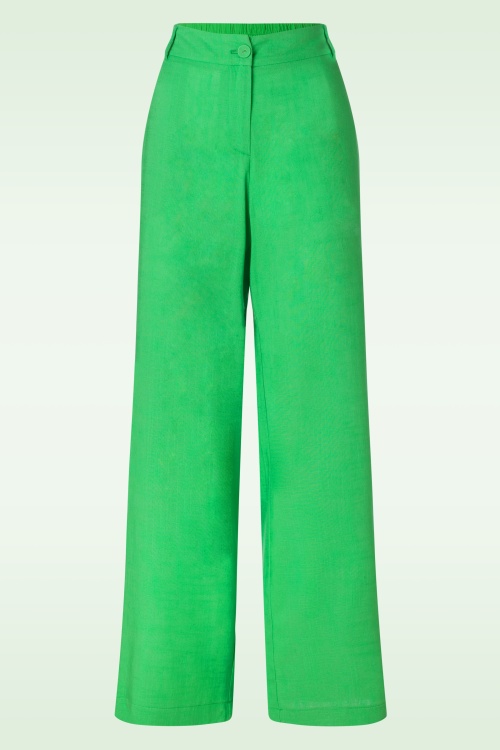 Smashed Lemon - Vivian pantalon in groen 2