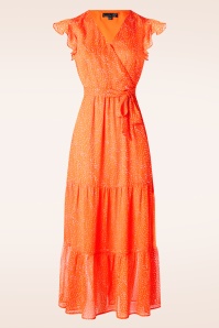 Smashed Lemon - Ivy Maxi Dress in Orange