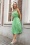 Glamour Bunny - La robe crayon Roslyn en vert sauge vif