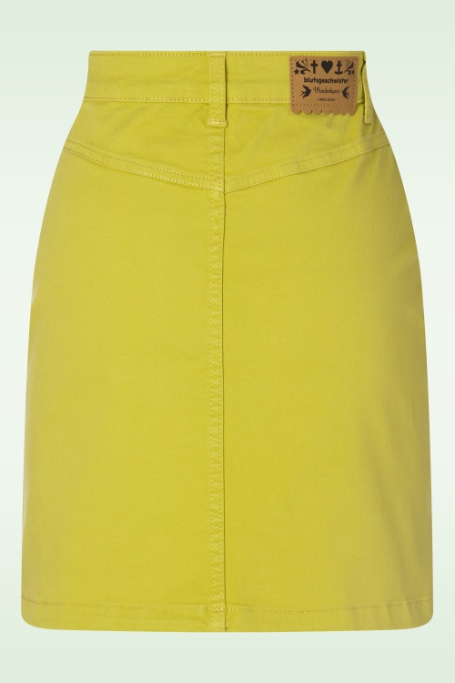 Blutsgeschwister - Spirit Rocket Skirt in High Summer Meadow Yellow 2