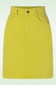 King Louie - Judy Midi Skirt Serafini in Tuscan Yellow