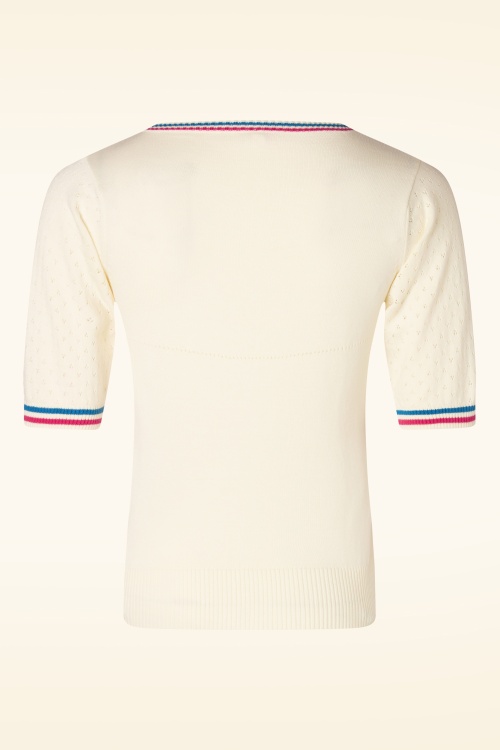 Blutsgeschwister - Pretty Preppy Special Top in Athletic White 2