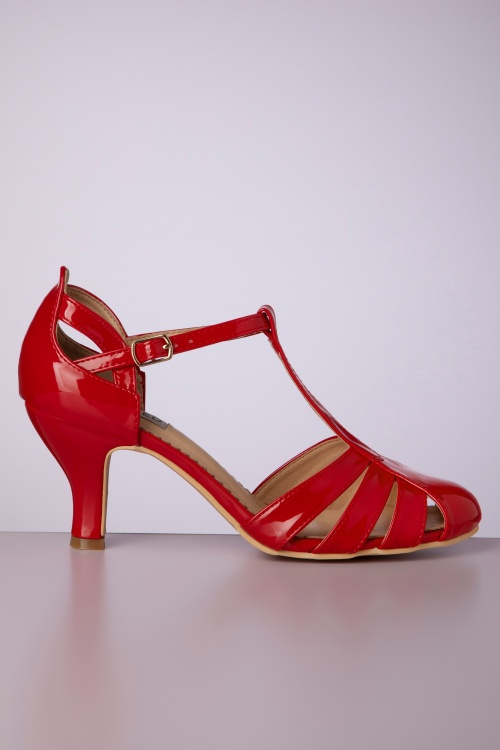 Banned Retro - Dance Me To The Stars pumps in rood
