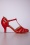 Banned Retro - Dance Me To The Stars Pumps in Red