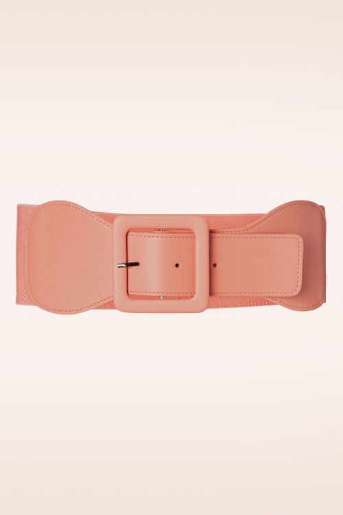 Banned Retro - Ladies Day Out Square Belt in Vintage Pink