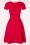 Vintage Chic for Topvintage -  Jenna Jacquard Kleid in Rot 2
