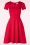 Vintage Chic for Topvintage -  Jenna Jacquard Dress in Red