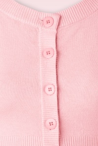 Banned Retro - 50s Dolly Cardigan in Light Pink 3