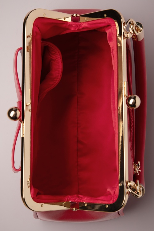 Banned Retro - Daydream Handbag in Red 4