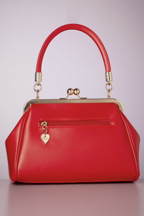 Banned Retro - Daydream Handbag in Red 5