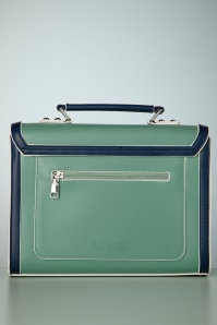 Banned Retro - Mirabelle Messenger Shoulder Bag in Mint Turquoise Green 4