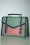 Banned Retro - Mirabelle Messenger Shoulder Bag in Mint Turquoise Green