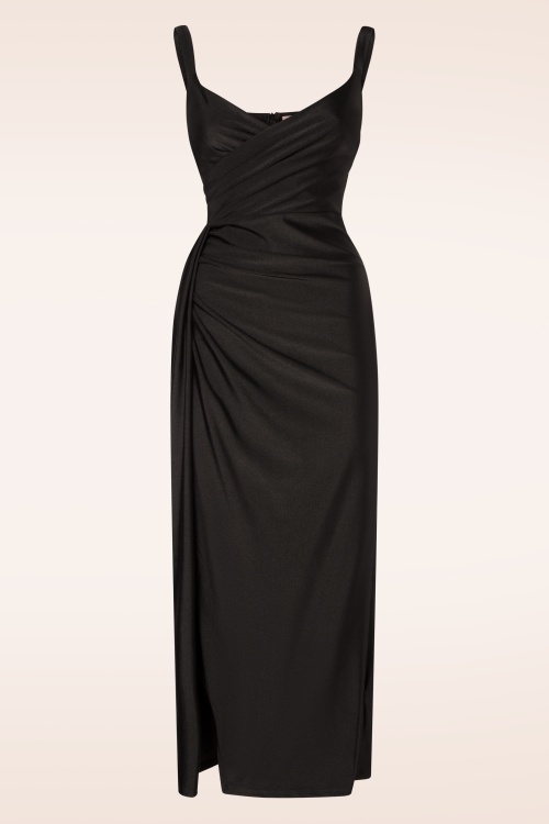 Rebel Love Clothing - Manchester Pencil Dress in Black 2