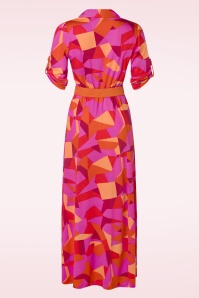 K-Design - Lexie maxi jurk in fuchsia 3