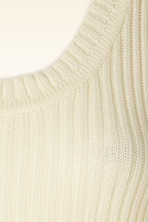 Wild Pony - Cleo Knitted Dress in Off White 4