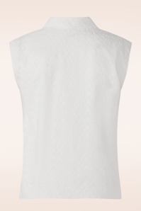 King Louie - Remi Rosa Broderie Anglaise Blouse in White  2