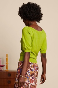 King Louie - Ivy Cocoon Top in Lime 3