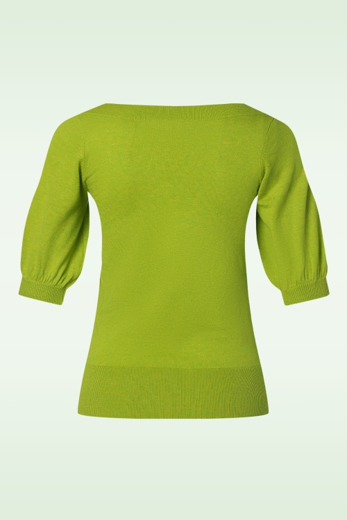 King Louie - Ivy Cocoon Top in Lime 4