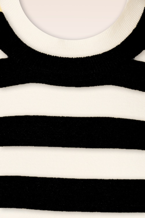 Compania Fantastica - Pull Lucy en noir et blanc 3