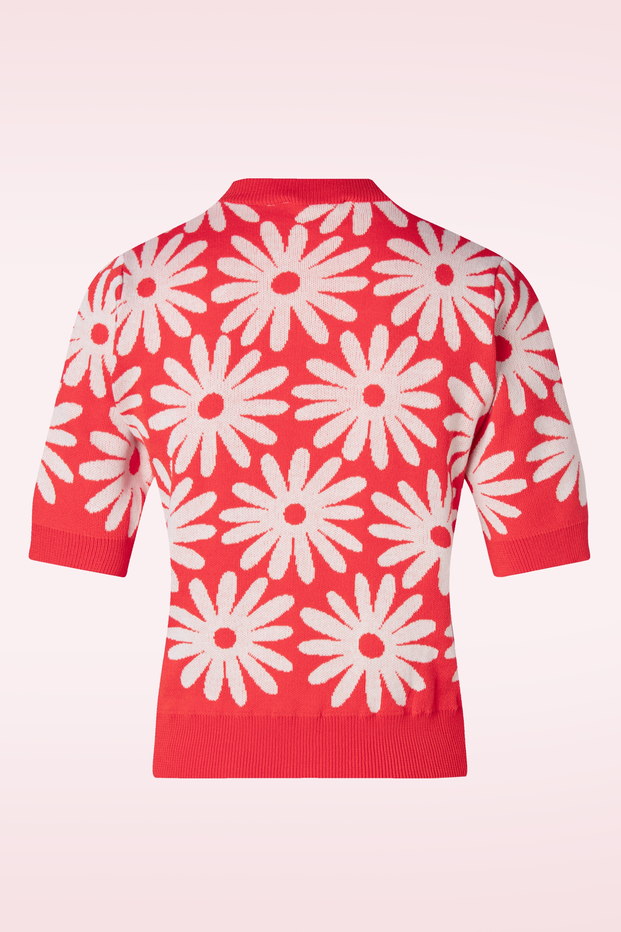 Compania Fantastica - Freya Flower jumper in rood 2