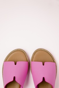 Tamaris - Britt Leather Slippers in Pink 2