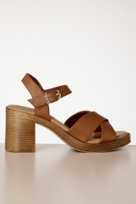 Tamaris - Steffi Platform Sandals en Gris Titane