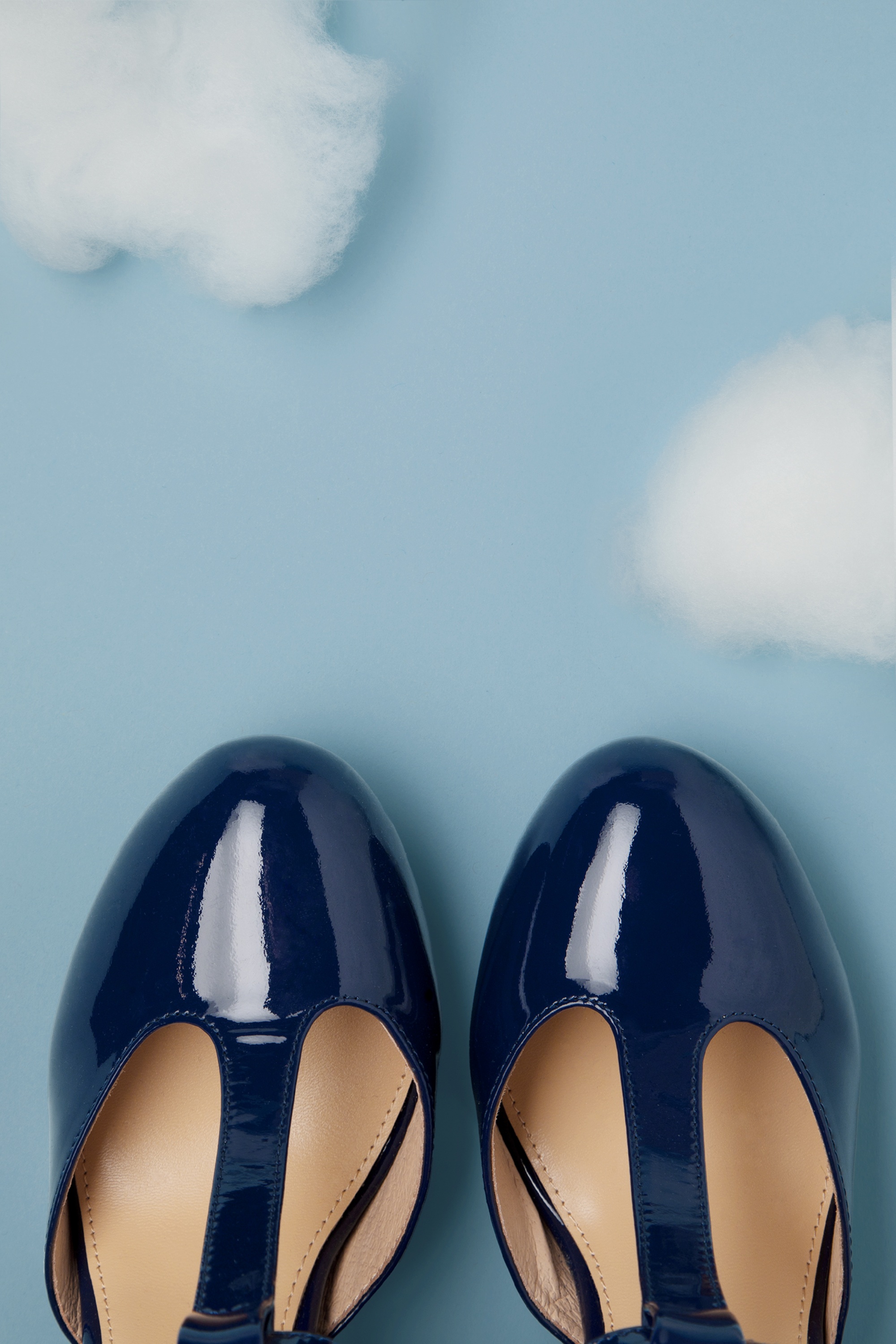 Lola Ramona ♥ Topvintage - June Love Letter lak pumps in navy 3