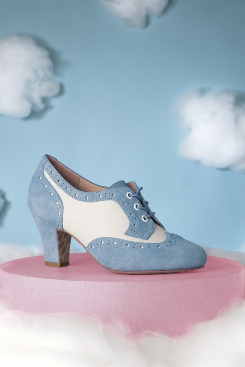 Lola Ramona ♥ Topvintage - Ava Adore Shoe Booties in faded blauw 4