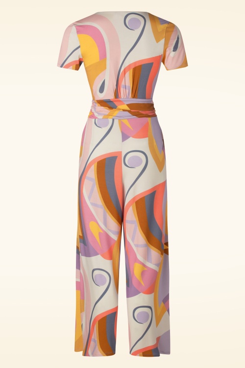 Zilch - Thalia Jumpsuit in Sixties Lavender 2