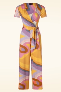 Zilch - Thalia jumpsuit in sixties lavendel