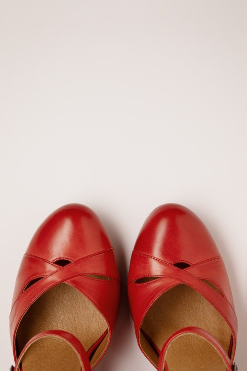 Miz Mooz - Joanie sandaal in scarlet rood 2