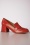 Miz Mooz - Soren Loafer Style Pumps in Scarlet Red 3