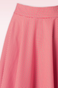 Banned Retro - Sailing Breeze Swing Skirt in Red 3