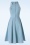 Banned Retro - Hattie Halter Spot swing jurk in luchtblauw 2