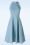 Banned Retro - Hattie Halter Spot swing jurk in luchtblauw