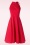 Banned Retro - Hattie Halter Spot swing jurk in rood