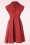 Banned Retro - Doll swing jurk in rood