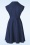 Banned Retro - Doll swing jurk in marineblauw 2