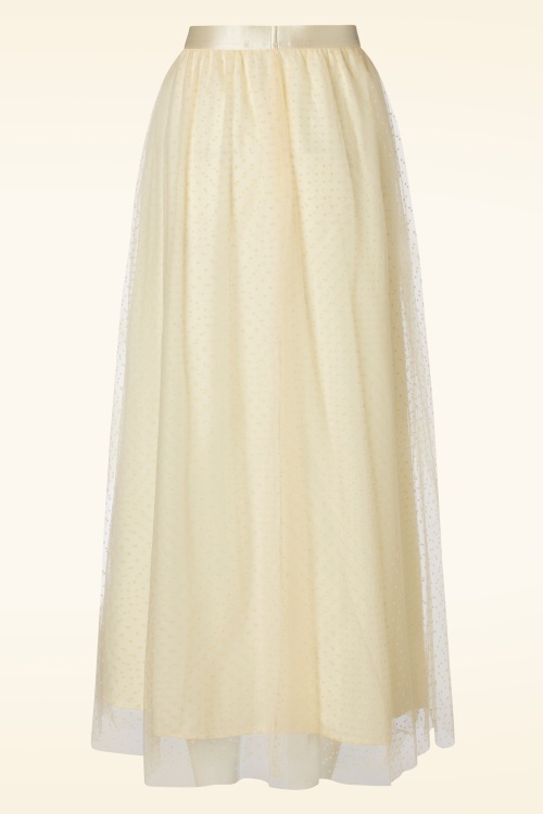 Compania Fantastica - Taylor Tulle Skirt in Off White 2