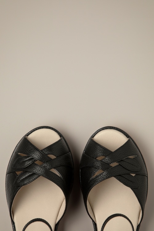 Charlie Stone - Elba sandalen in zwart 2