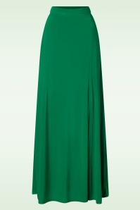 Vintage Chic for Topvintage - Rebecca Maxi Skirt in Emerald Green