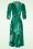 K-Design - Shelley Crossover midi jurk in groen 2